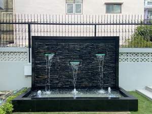 Fontaine murale extérieure intérieure en marbre fontaine cascade pour décoration aménagement paysager jardin maison hôtel ferme ornements - Product Image 3