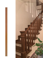 Anpassbare Spindelbaluster aus Pappelholz vom Vietnamesischen Hersteller, EFS Möbel-Treppengeländer, Langlebig, Einfache Montage, Traditionell 1