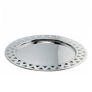 Increíble bandeja de servicio de Metal rectangular dorada para el hogar y la Mesa del Hotel 100 piezas MOQ Apto para lavavajillas estilo americano - Product Image 4