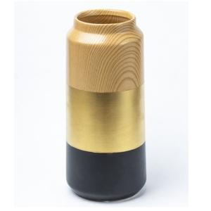 Vases à fleurs rustiques en aluminium doré, faits à la main, avec un design martelé, à prix de gros, 27x17 cm - Product Image 4