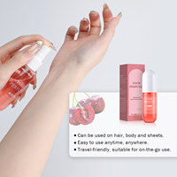 Brume de Parfum Capillaire Biologique en Gros, Traitement Nourrissant de Luxe Longue Durée, 50ml, Parfum pour Cheveux Spray Fragrance Originale Cerise