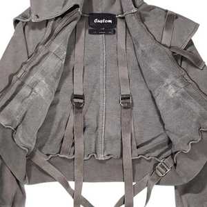 High Quality Product 100% Zen'<b>s</b> <b>Hoodie</b> Heavyweight Acid Washed <b>Hoodie</b> for <b>Men</b> Full Zip up <b>Hoodie</b> - Product Image 4