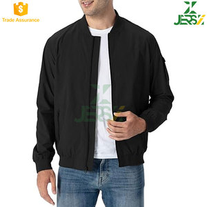 Chaqueta Bomber Ligera con Cierre para Hombre, Chaqueta Cortavientos Informal y Moderna, Ropa Exterior Cómoda y Elegante para Invierno - Product Image 3