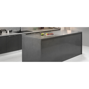 แผ่นควอตซ์ Ares Carrara สำหรับเคาน์เตอร์ครัว ห้องน้ำ ท็อปโต๊ะเครื่องแป้ง โรงแรม หนา 2 ซม. 3 ซม. ขัดเงา ขอบเรียบ/ขอบโค้งมน ทนไฟ - Product Image 1