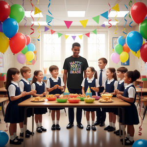 Camiseta para celebrar el 103.º día de tercer grado, para la celebración escolar - Product Image 3