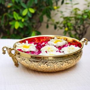 ชามโลหะสีทองทรงกลมสำหรับตกแต่งโถงจัดงานแต่งงานโรงแรมล็อบบี้จัดแสดงทางเข้าบ้านหรือจัดดอกไม้ - Product Image 6