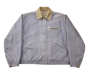 Veste en toile personnalisée de couleur unie épaisse pour hommes Fermeture à glissière complète Broderie personnalisée Logo Coupe-vent Vestes à col montant pour hommes - Product Image 1