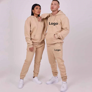 2024 sweats à capuche en coton imprimé bouffant pour hommes personnalisés ensembles de joggers hommes pantalons de survêtement évasés empilés et sweat à capuche poids lourd - Product Image 6