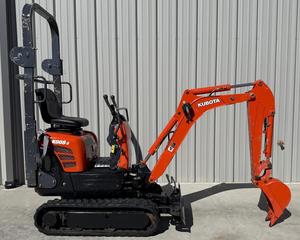 ENVÍO GRATUITO, Miniexcavadora Kubota KX008-3 con Certificación EPA y CE, 740 Horas, Motor Diésel de 10 HP, 1 Tonelada, ROPS Abierto, Cuchilla Hidráulica para Reacondicionamiento - Product Image 3