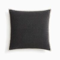 Housses de coussin carrées décoratives à franges et pompons, style bohème, écologiques, pour la maison, lot de 2, en velours, couleur unie, patchwork