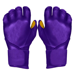 Guantes de Bateo de Béisbol y Sóftbol Hechos a Medida, Ligeros, de Cuero, para Adultos, Ambidiestros, con Cierre de Tirón, Diseño Ecológico OEM PK - Product Image 3