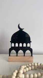 Décoration d'intérieur Art Déco en acrylique TCE pour le Ramadan, artisanat artisanal, accent pour la décoration spirituelle festive, présentoir de table, article cadeau, vie quotidienne - Product Image 3