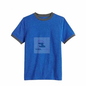 T-shirt pour homme en polyester/coton tissé de haute qualité avec logo personnalisé, respirant et écologique - Product Image 4