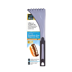 Deluxe Ice Scraper with Secure Grip Grooved Handle Premium Squeegee for Convenient Use - Product Image 2