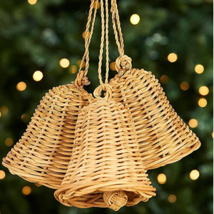 Vietnam exporta una gran cantidad de decoraciones para árboles de Navidad de ratán adornos rústicos de ratán para temas navideños modernos - Product Image 6