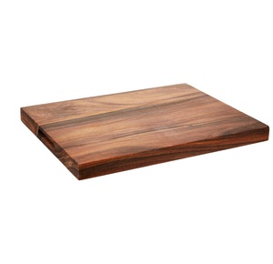 Tabla de cortar de grano largo, madera de acacia mediana con bandejas de madera de charcutería con ranura de jugo profundo - Product Image 1