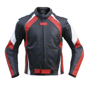 Otoño Invierno Simple motocicleta chaqueta de cuero genuino Color sólido solapa delgada chaquetas de motocicleta y ropa de carreras de automóviles - Product Image 4