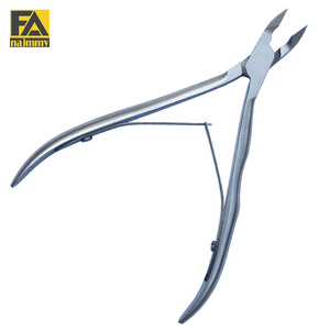 Pince à ongles à cuticules motif russe Double ressort finition polonaise acier inoxydable produits de qualité supérieure - Product Image 1