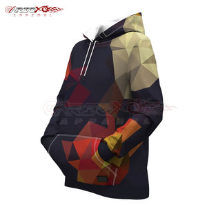 Sudadera con capucha de mujer de alta calidad con material de sublimación transpirable y Sudadera con capucha impresa de sublimación de estructura deportiva ajustada - Product Image 3