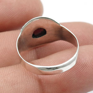 แหวนทัวร์มาลีนธรรมชาติหรูหราเงินสเตอร์ลิง925สำหรับสตรีเครื่องประดับอัญมณีอัญมณีทำมือสำหรับผู้หญิง - Product Image 4