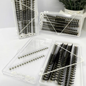 <b>Premade</b> <b>Fans</b> <b>Premade</b> Eyelash 3D 4D 5D 6D 7D Custom Logo Short Stem Eyelashes 0.07 0.10 Cashmere 4D <b>Premade</b> <b>Lashes</b> - Product Image 1