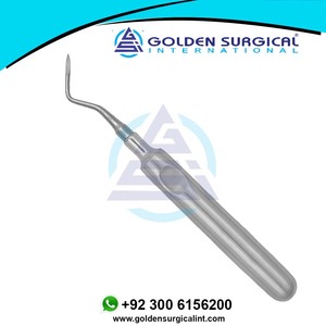 Juego de 3 Elevadores Dentales de Luxación, Elevador de Dientes, Clareador, Mango Curvo y Liso, Instrumento Quirúrgico Dental - Product Image 3