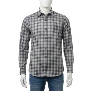 Chemises en coton polyester teintées unies pour adultes, tissu doux respirant, vêtements de travail décontractés de coupe classique, haut d'uniforme pour hommes et femmes - Product Image 1