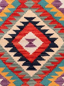 ชุดพรมพื้นที่สานทรงเรขาคณิตสำหรับนักวิ่งขนแกะถักด้วยมือเทคนิคการถักทอ - Product Image 2