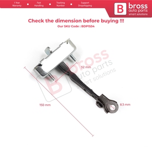 ชุดสายรัดจำกัดการเปิดประตูหลัง BDP1534 รุ่น MK10 E15 ปี 2006-2013 อะไหล่รถยนต์จากตุรกี ผลิตโดยบรอส ออโต้ พาร์ท ผลิตในตุรกี - Product Image 6