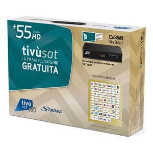 Décodeur Tivùsat HD avec carte à puce noire SRT7807 DVB-S2 - Product Image 2