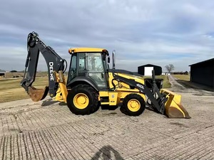 <span class=keywords><strong>John</strong></span> Deer 410L Backhoe Loader digunakan <span class=keywords><strong>John</strong></span> rusa Backhoe mesin konstruksi dengan Joystick untuk dijual - Product Image 3