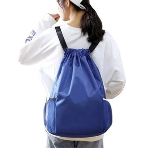 Qualité supérieure 2023 personnalisé promotionnel grande capacité cordon polyester sac à dos de sport sac pour vêtements d'exercice chaussures - Product Image 1