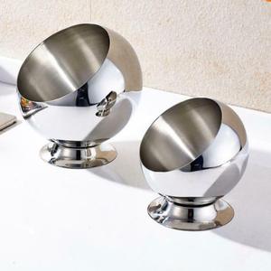 Cuencos para servir elegantes de acero inoxidable de diseño antiguo con artesanía de tendencia para un uso versátil - Product Image 4