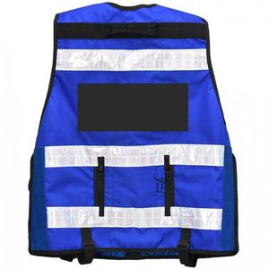 เสื้อกั๊กสำหรับงานก่อสร้างในช่วงฤดูร้อนแถบสะท้อนแสงผ้าแคนวาสรูปตัวสูงเพื่อความปลอดภัยอัตราการขายส่ง - Product Image 4