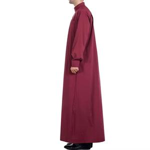 Thobe /Thawb Vente à Chaud Vêtements Musulmans Traditionnels pour Hommes Musulmans Thobe Thawb Caftan Abaya Vêtements Islamiques Robe Premium thobe - Product Image 6