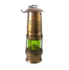 Decoratieve Cilindrische Lantaarn Nautische Olie Lamp Lantaarn Opknoping Olie Lamp Antieke Messing Handwerk