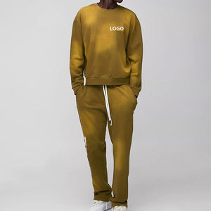 Ensemble survêtement en coton de haute qualité personnalisé, pantalon de survêtement et sweat-shirt, streetwear, ensembles de survêtement - Product Image 4