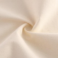 Tissu en coton 100% gris, tissé, non blanchi, sergé, 180 g/m², popeline pour sacs, rideaux, chemises, housses