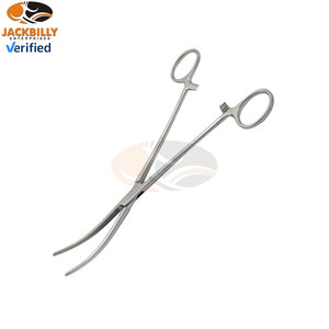 Pinza Hemostática Quirúrgica Safety Point, Pinza Recta Rochester de un Solo Uso, 8 Pulgadas, para Cirugía Veterinaria de Animales, Acero Inoxidable Médico - Product Image 3