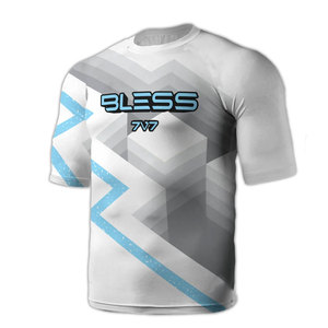 Customizable Polyester Jersey Shirt with Short Sleeve Breathable Football T-Shirt Winter Embroidery Sublimation Jersey - Product Image 3