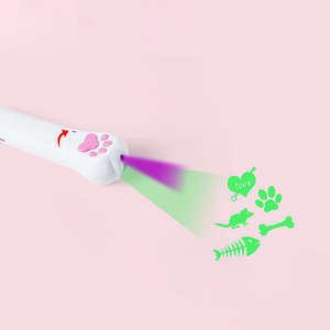 Wholesale 5 Modes Modern Plastic Eco-Friendly Cats Interactive Laser Pointer with <b>Projector</b> Mini <b>USB</b> Exercise Toy - Product Image 1