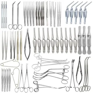 Juego de Instrumentos Quirúrgicos Cardiovasculares de Acero Inoxidable Profesional Reutilizables, Certificación CE Clase I, Manual - Product Image 1