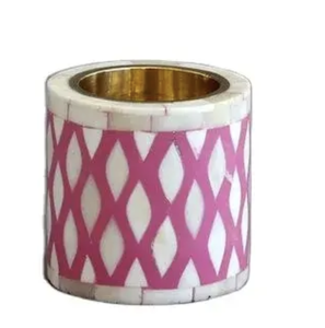 Quemador de incienso redondo con incrustaciones de hueso de lujo Bakhoor Diseño único de incrustaciones de hueso para la oficina del hotel en casa - Product Image 2