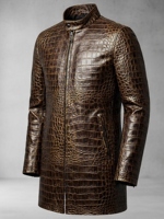 Veste d'hiver pour homme, nouvelle conception tendance, cuir vintage, toile de vache, personnalisable, régulière, imperméable, séchage rapide, coupe-vent