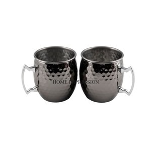 Stainless Steel <b>Moscow</b> <b>Mule</b> <b>Mugs</b> with Brass Handle Handmade Metal Design Eco-Friendly Party Accessories No Inner Lining Coffee - Product Image 2