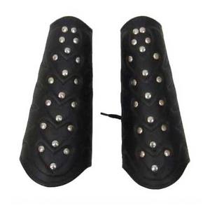 Protector de brazo de cuero de vaca negro y marrón personalizado al por mayor para productos de caza a la venta al precio más barato hecho en La India - Product Image 5