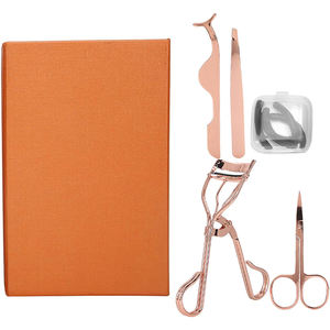 4 pièces ensemble recourbe-cils et coupe des sourcils faux cils Extensions de cils outil acier inoxydable argent Durable réutilisable - Product Image 2