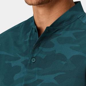 Wholesale New Design <b>Polo</b> Golf t <b>Shirts</b> Sublimation Jacquard Pattern Polyester Spandex <b>Shirts</b> Camo <b>Polo</b> <b>Shirt</b> OEM - Product Image 5