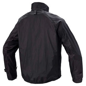 SPIDI H2OUT <b>Black</b> <b>Rain</b> <b>Jacket</b> with Waterproof Chest Feature - Product Image 2