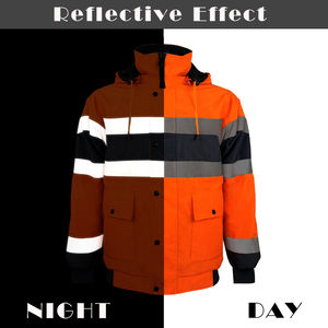 Chaqueta de Seguridad Reflectante, Impermeable y Resistente al Fuego para Uso en Exteriores, Certificación CE, Unisex, Más Vendida - Product Image 5